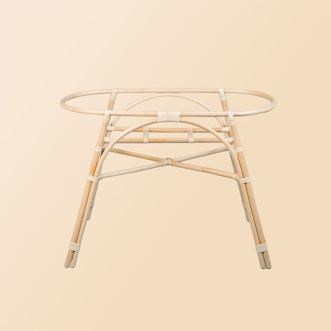 Stand frame of the fixed stand for the Vera Moses Basket by MOMIJI, shown without the basket.