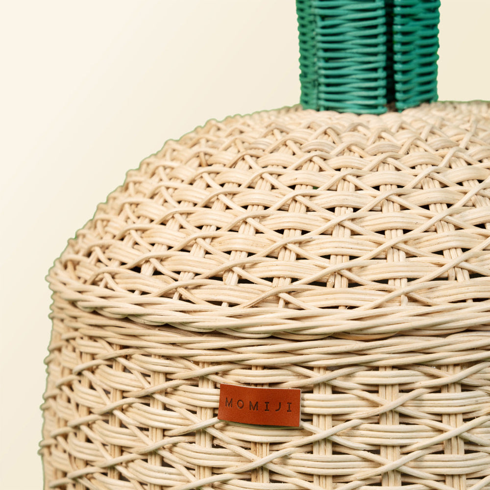 Pineapple Rattan Storage Basket Natural - Large