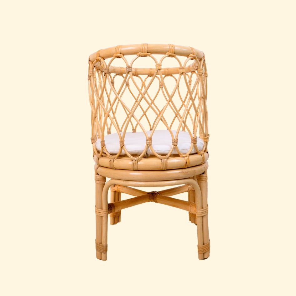 Side view of the Olivia Doll Bassinet by MOMIJI.