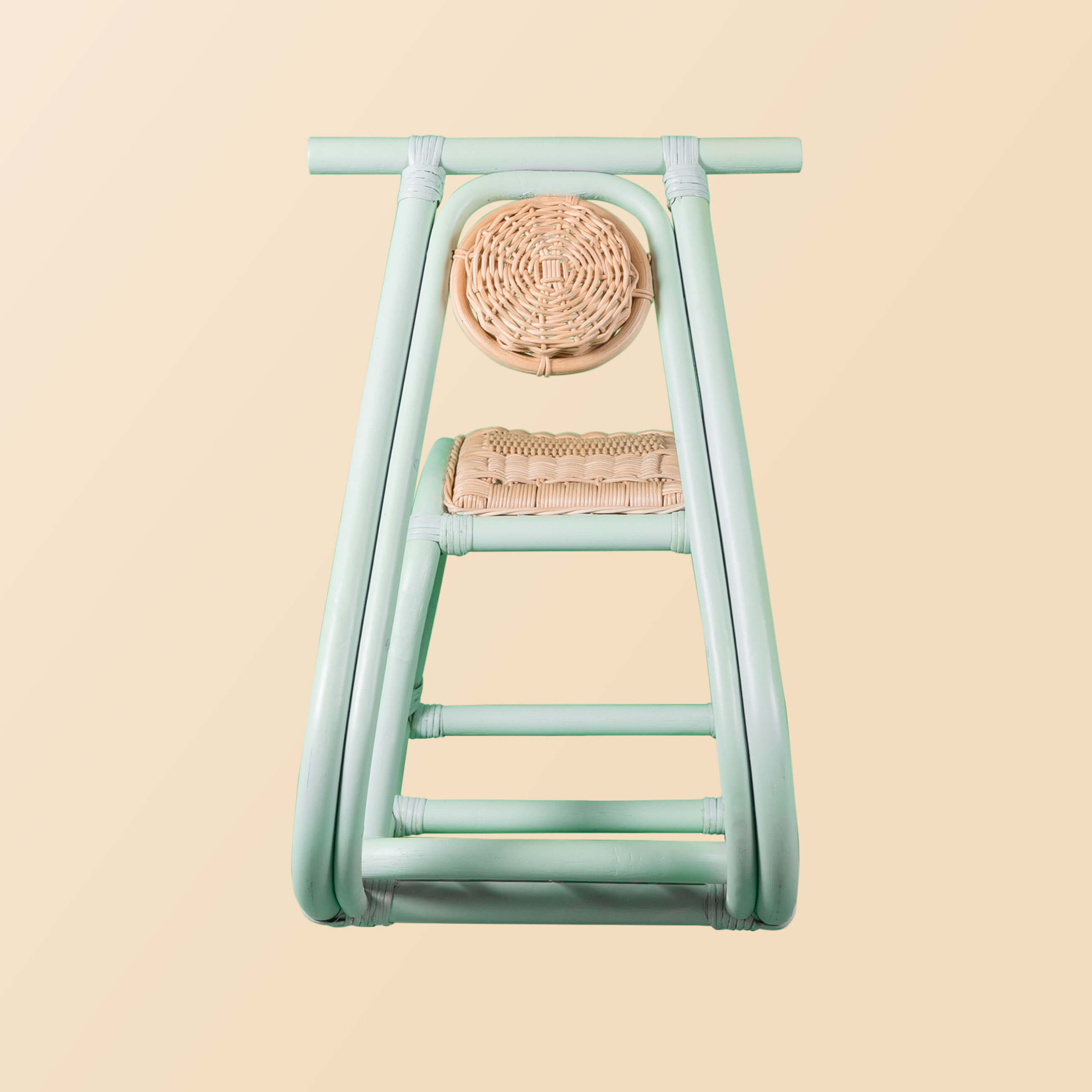 Front view of the Vespa Rocker – Mint by MOMIJI.