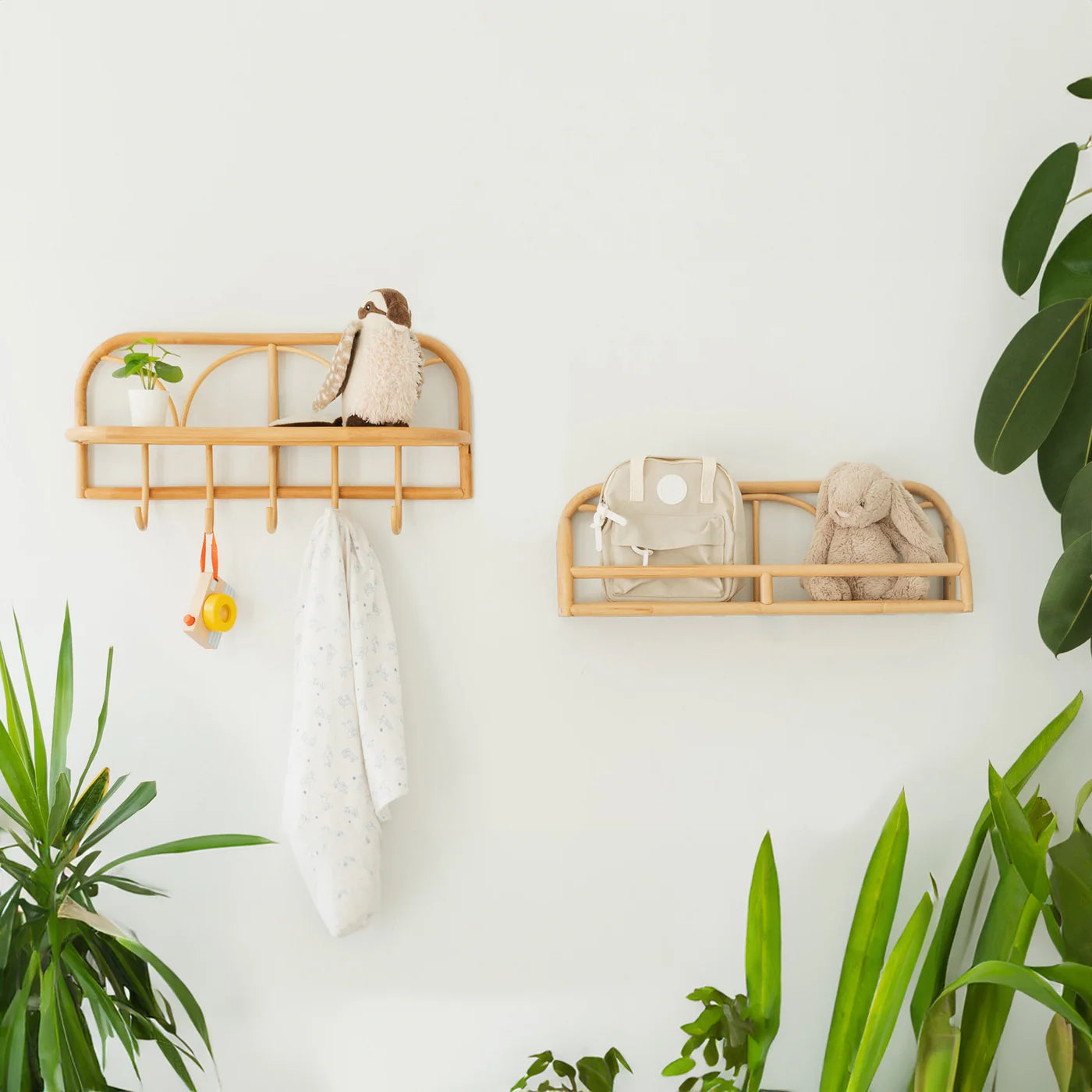 Rattan Shelves | Eloise Wall Display Shelf