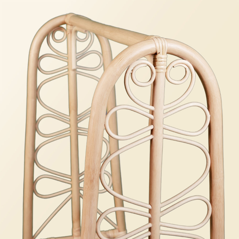 Rattan Clothing Rack |Belle Kids Clothing Rack | Side View | MOMIJI
