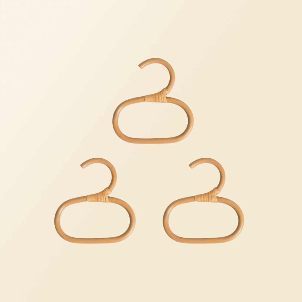Doll Clothes Hangers | Rattan Hangers | MOMIJI 