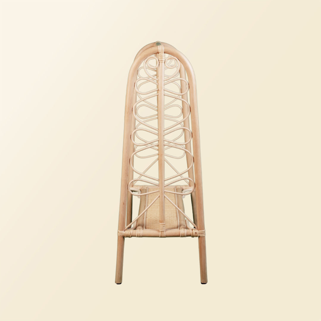 Side view of the Belle Kids Montessori Clothing Rack by MOMIJI.