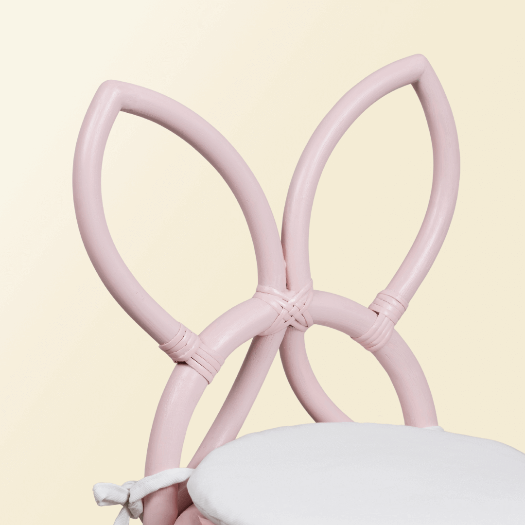 Close up of wings of the pink Butterfly Kids Chair by MOMIJI.
