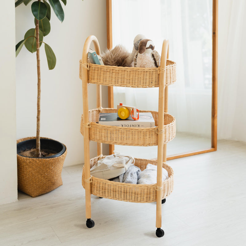 Rattan Craft Trolleys | Con Craft Trolley | MOMIJI