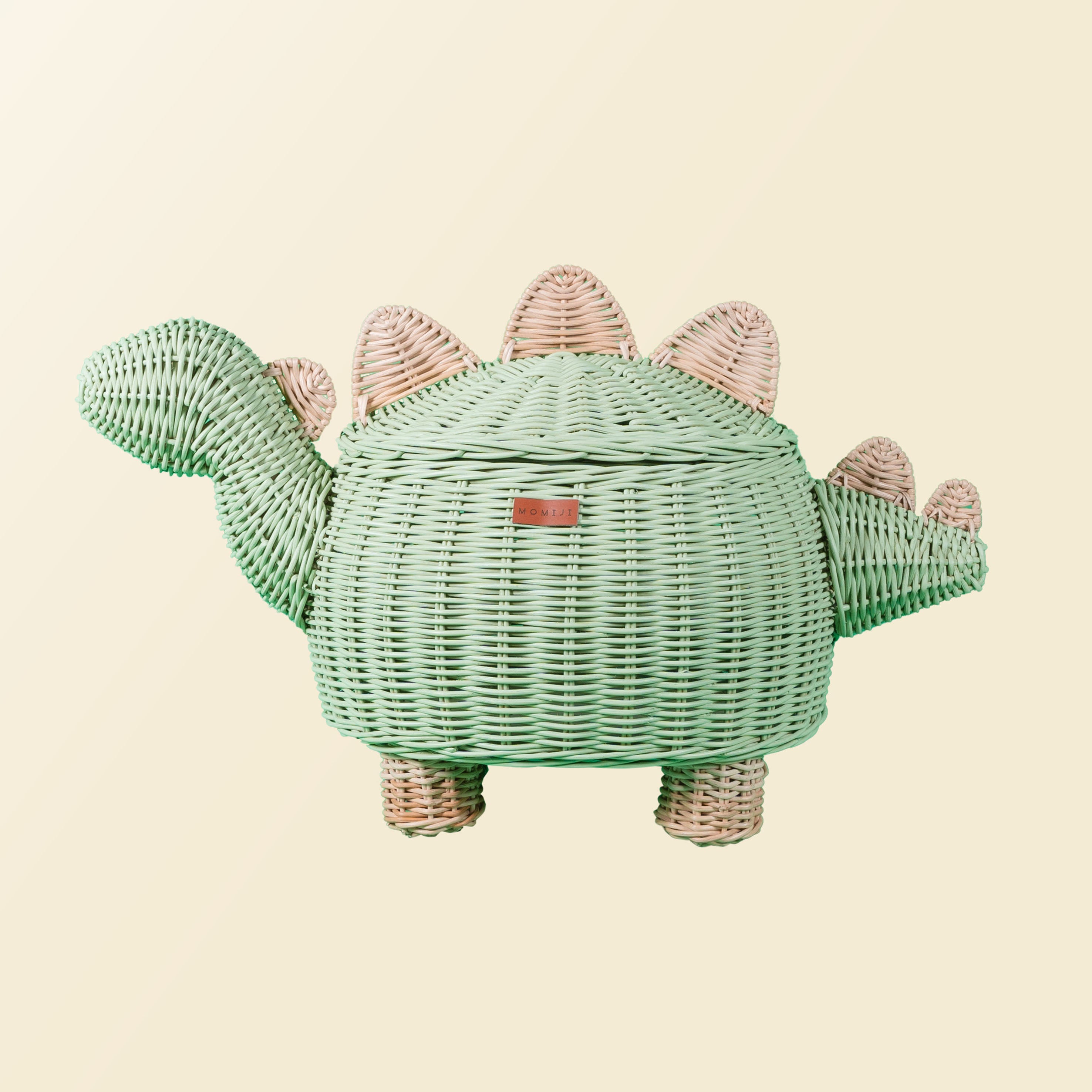 Dinosaur Storage Basket Mint Green - Large