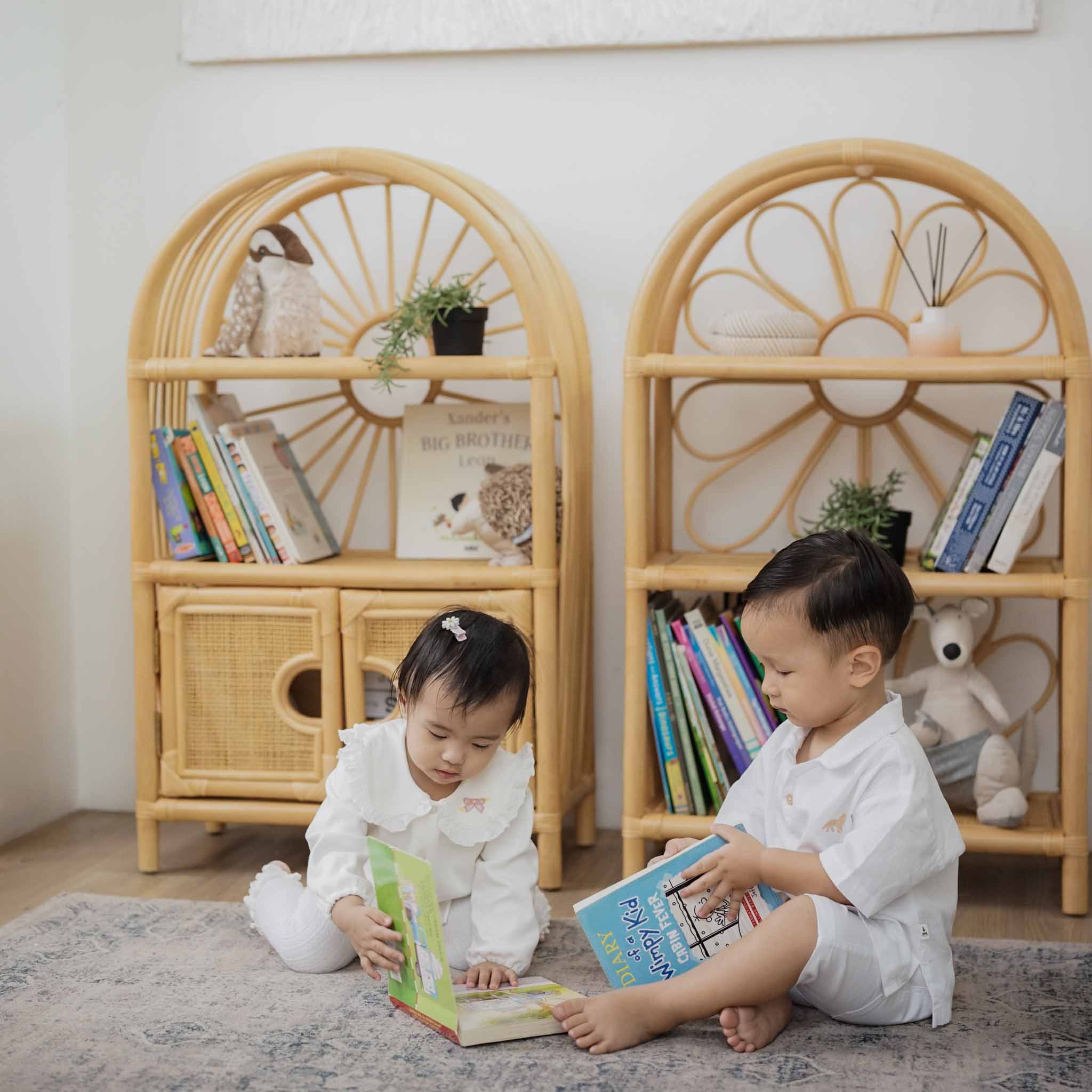 Rattan Shelves | Daisy Arch Shelf | Momiji