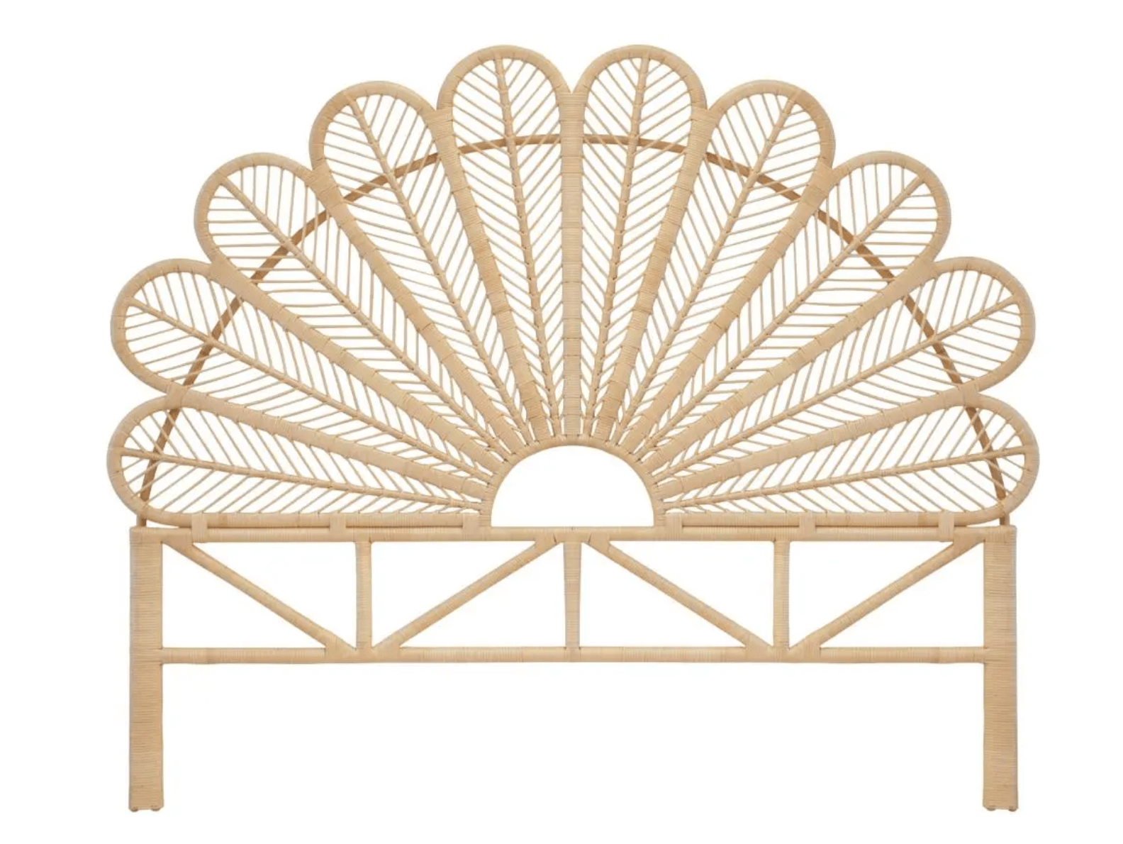 Petal Rattan Headboard | King Rattan Headboard | MOMIJI