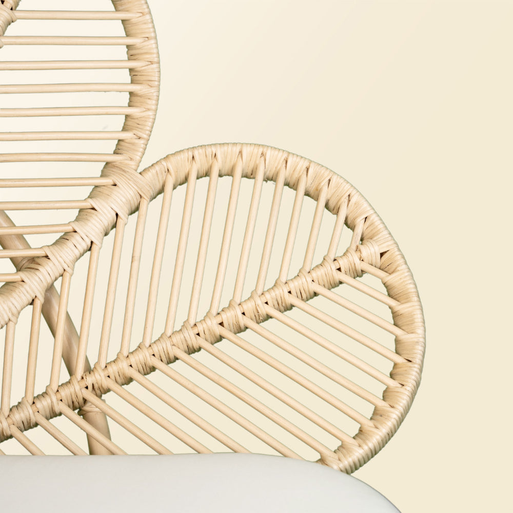 Close up of petal of the Petal Chair by MOMIJI.