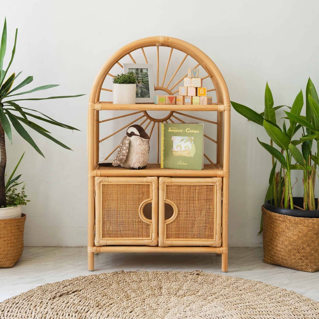 Rattan Shelves | Sunshine Arch Cabinet Shelf | Momiji