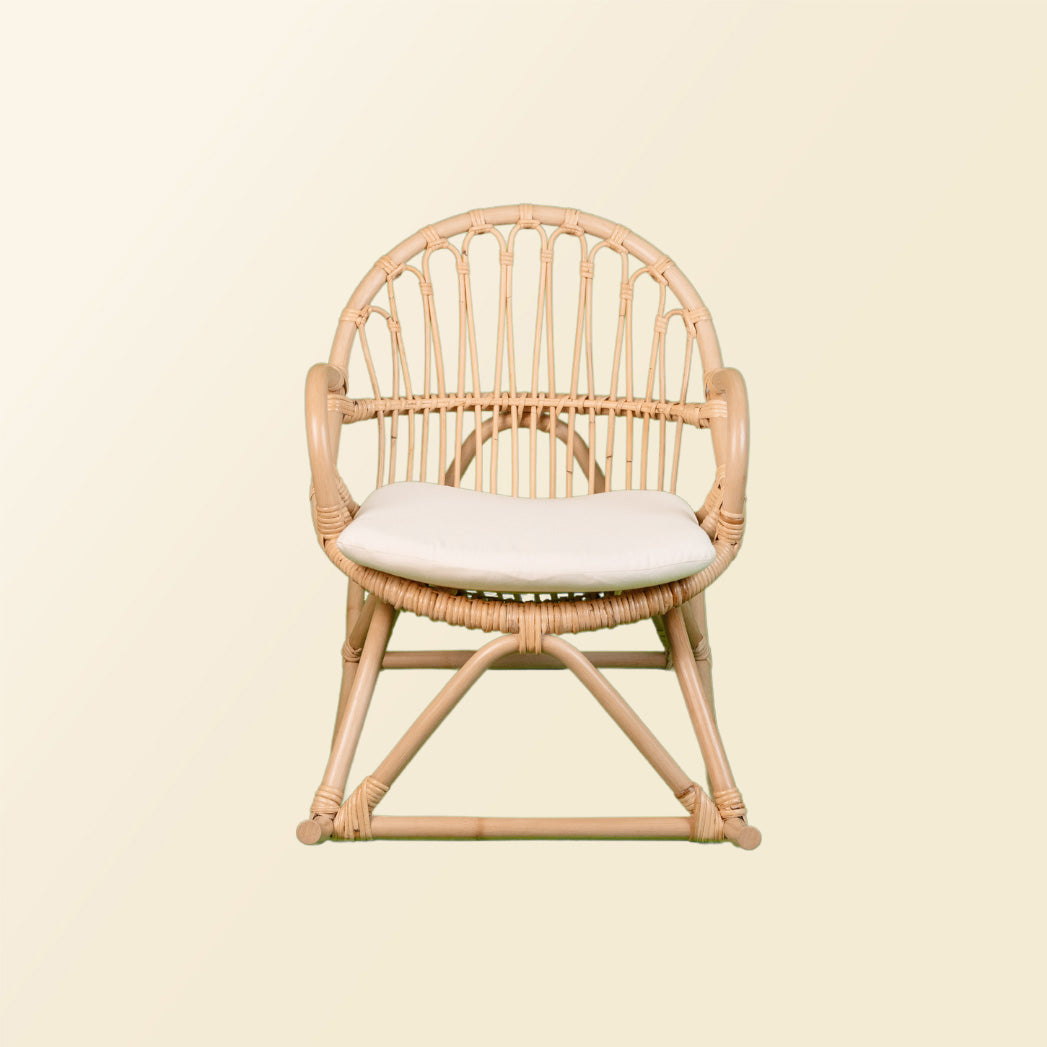 Front view of the Twinkle Kids Rocking Chair by MOMIJI.