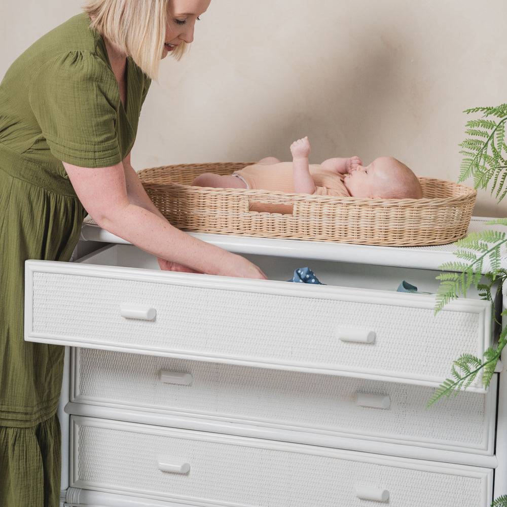 Rattan Dresser | Coastal Haven Drawers | Momiji