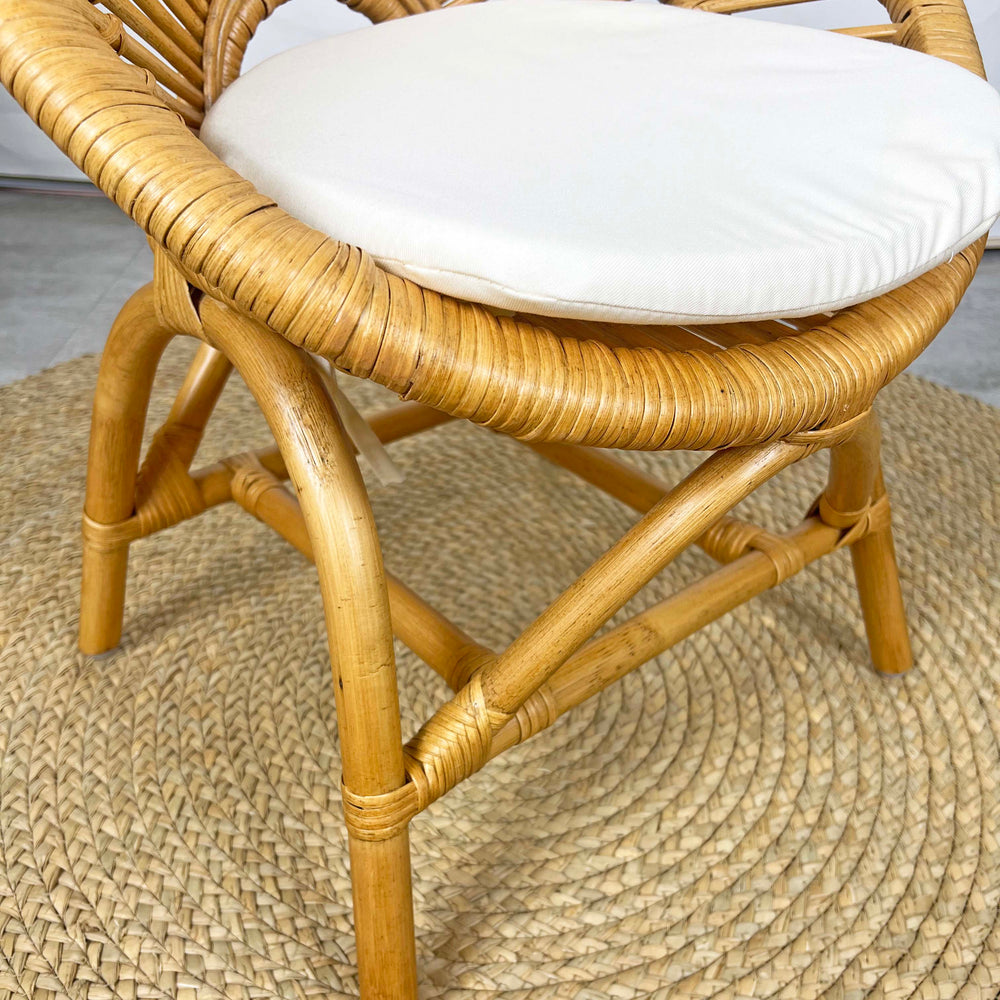 Aulia Kids Table (Medium) & Set of 2 Maya Kids Chairs (Natural)