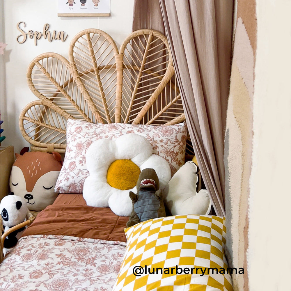 Petal Rattan Headboard | MOMIJI
