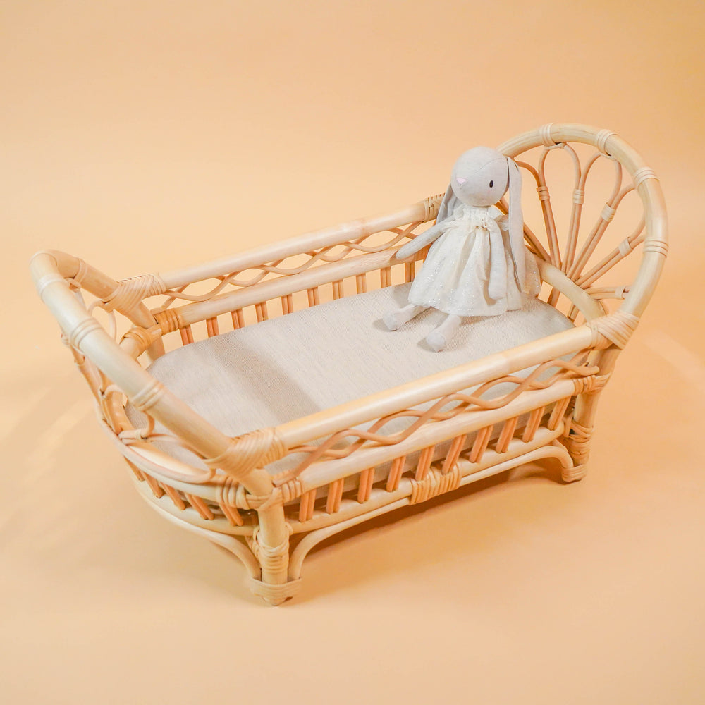 Kids Toys | Arya Doll Bed | Rattan | MOMIJI